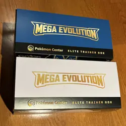 2 Mega Evolution Pokemon Center ETB Elite Trainer Box Empty No Packs/promo - Image 4