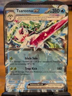 Pokemon TCG Paradox Rift Tsareena ex Double Rare Holo 046/182 - Image 1