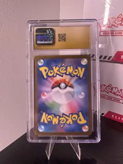 CGC PRISTINE 10 Hearthflame Mask Ogerpon ex SAR 204/187 sv8a Japanese Pokemon - Image 2