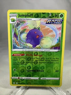Jumpluff 004/203 Reverse Holo Rare Evolving Skies Pokemon Cards TCG Near Mint NM - Image 1