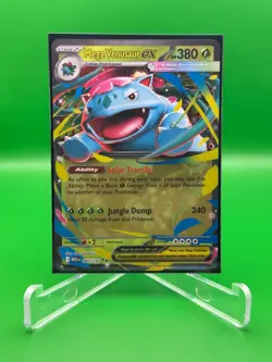 2025 Pokemon TCG English ME Mega Evolutions Mega Venusaur ex 003/132 Double Rare - Image 1