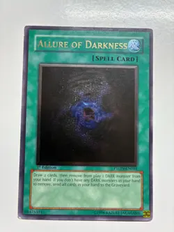 USA Seller Yugioh Allure of Darkness - PTDN-EN084 - Ultimate Rare 1st Ed MP/LP - Image 1