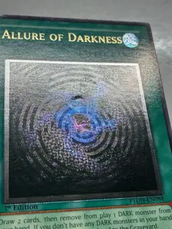 USA Seller Yugioh Allure of Darkness - PTDN-EN084 - Ultimate Rare 1st Ed MP/LP - Image 3