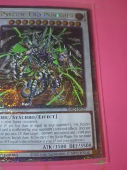 Yugioh Psychic End Punisher RA02-EN032 Quarter Century Rare 1st Ed NM - Image 2