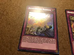 Yugioh - 2x Dimensional Barrier INOV-EN078 - Secret Rare - 1st - LP - Image 4