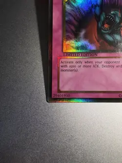 (UU) YuGiOh Bottomless Trap Hole GLD2-EN045 Gold Rare Limited Edition - Image 3