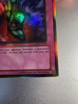 (UU) YuGiOh Bottomless Trap Hole GLD2-EN045 Gold Rare Limited Edition - Image 4