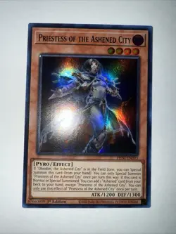 Yugioh! Priestess of the Ashened City - PHNI-EN093 - Ultra Rare - 1st Edition Ne - Image 1