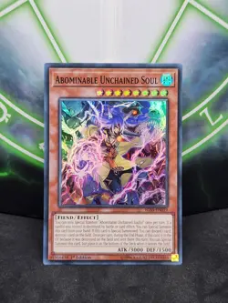 Yugioh Abominable Unchained Soul IGAS-EN019 Super Rare 1st Edition NM - Image 1