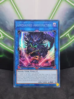 Yugioh Unchained Abomination MP20-EN175 Secret Rare 1st Edition NM - Image 1