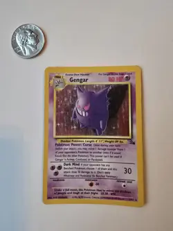 Pokemon Gengar Fossil Set Holo Rare Holographic Card 5/62 HP - Image 1