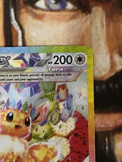 Eevee ex #174 Pokemon S&V English SPC Black Star Promo Card Holo English - NM/LP - Image 2
