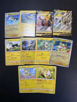 10x Pokemon Card Lot Yamper Boltund V Cards - Holo Ultra Rare Shiny - Image 1