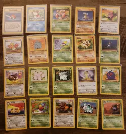 Lot Of 20 Vintage WOTC Jungle Set Pokemon Cards. Lp - Image 1
