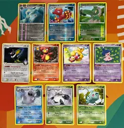[10x] Pokemon Card Lot: Diamond & Pearl + Platinum Era (C/UC/R) *Lightly Played* - Image 1