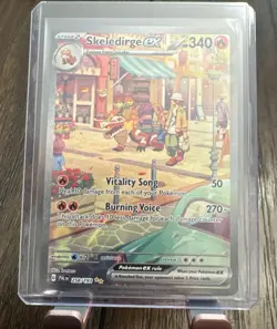 Skeledirge EX Holo Paldea Evolved Illustration Rare Card 258/193 Sv02 - Image 1