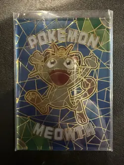 Pokemon Chinese Elf Eif Origin Collection Meowth Stained Glass Card US Seller - Image 1