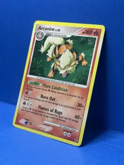 Pokemon Card Arcanine 1/111 Reverse Holo Rising Rivals Moderately Played - Image 2