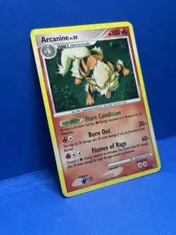 Pokemon Card Arcanine 1/111 Reverse Holo Rising Rivals Moderately Played - Image 3