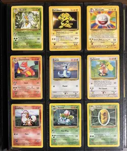 Pokemon TCG Vintage Binder Collection-258 Cards (Base, Jungle, Fossil, Gym, Neo) - Image 1