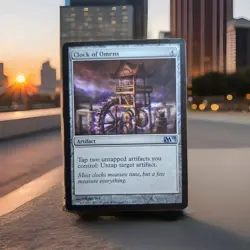 Magic The Gathering M13 Clock of Omens Artifact Card MP MTG English CHEAPEST ONE - Image 1