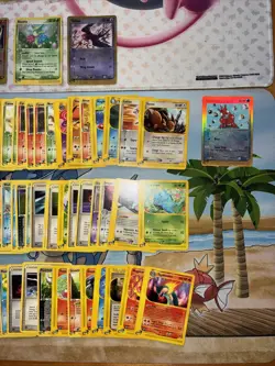 Vintage Pokemon Card Lot Fire E Series Typlosion Eevee Suicune 132 Cards - Image 2