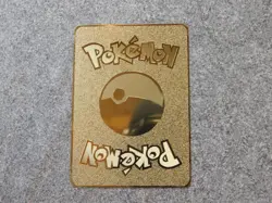 Charizard V Pokemon Card Gold Metal Custom Shiny Star V Fire Spin Claw Slash 220 - Image 2