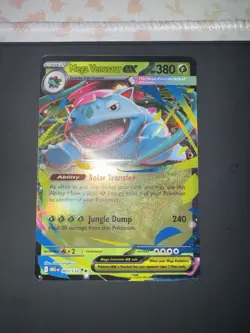 Mega Evolution Mega Venusaur Ex 003 Double Rare Pokemon Card NM - Image 2