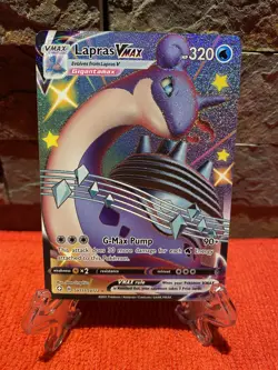 Lapras VMAX SV111/SV122 Full Art Shiny Pokemon Card Shining Fates Pack Fresh - Image 1