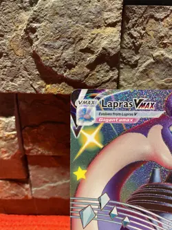 Lapras VMAX SV111/SV122 Full Art Shiny Pokemon Card Shining Fates Pack Fresh - Image 2