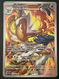 NM Infernape 173/167 IR - Sv06: Twilight Masquerade - Pokemon Card - Image 1