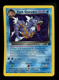 Dark Gyarados 8/82 Team Rocket 2000 Holo Rare WOTC Pokemon Card TCG - Image 1