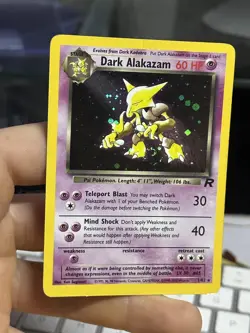 Dark Alakazam 1/82 Team Rocket 2000 Holo Rare WOTC Pokemon Card TCG - Image 3