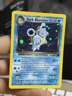 Dark Blastoise 3/82 Team Rocket 2000 Holo Rare WOTC Pokemon Card TCG - Image 3
