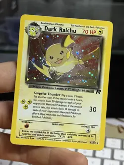 #2 Dark Raichu 83/82 Team Rocket 2000 Holo Secret Rare WOTC Pokemon Card TCG - Image 4