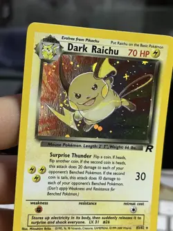 #2 Dark Raichu 83/82 Team Rocket 2000 Holo Secret Rare WOTC Pokemon Card TCG - Image 5