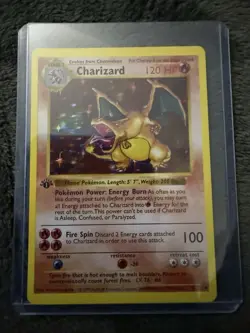 Pokemon TCG Charizard 1st Edition Holo Card - Image 1