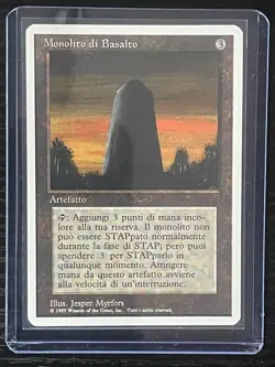 Magic MTG Italian Revised Basalt Monolith Artist Proof Near Mint Only 50 Exist! - Image 3
