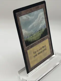 Plains (A) Alpha Edition Mtg Magic The Gathering MP Very Good 1993 - Image 2