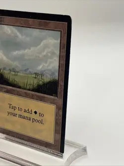 Plains (A) Alpha Edition Mtg Magic The Gathering MP Very Good 1993 - Image 3