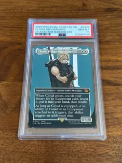 2025 MTG Final Fantasy Cloud, Midgar Mercenary #375 PSA 10 - Image 1