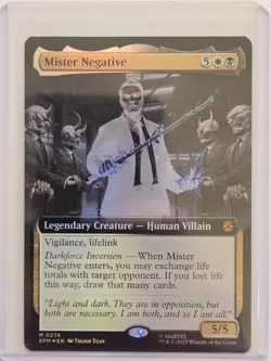 Mister Negative (Extended Art Foil) Mythic MTG Spider-Man - Image 1
