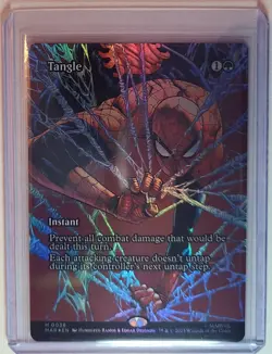Tangle (Borderless) (Foil) 0038 (M) MTG Marvel's Spider-Man Eternal-Legal (MAR) - Image 1