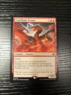 Mtg Twinflame Tyrant Foundations Regular Mythic Rare - Image 1