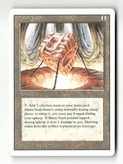 Mana Vault Revised Edition Magic the Gathering Free Shipping - Image 1