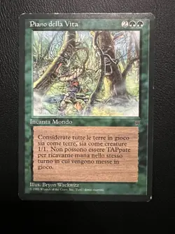 “ITALIAN” Magic the Gathering In Living Plane Legends LP - Image 1