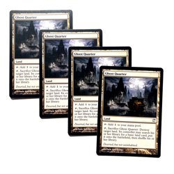 4x Ghost Quarter NM Innistrad Playset MTG See Photos Magic the Gathering - Image 1
