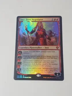 MTG - Jaya, Fiery Negotiator - Dominaria United Foil Mythic Planeswalker - Image 1