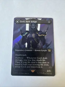 Cecil, Dark Knight (Borderless) (Surge Foil) Final Fantasy Foil - Image 1