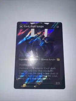 Cecil, Dark Knight (Borderless) (Surge Foil) Final Fantasy Foil - Image 2